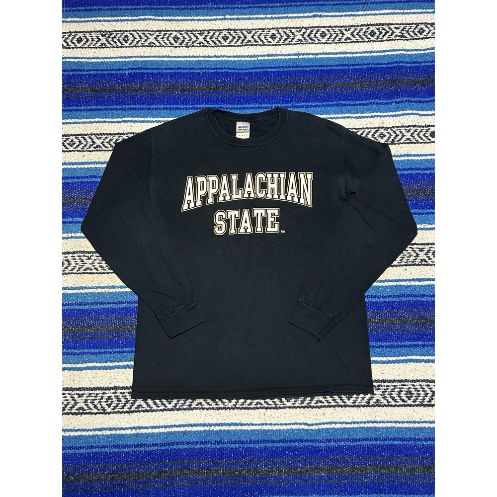 Vintage Y2K Appalachian State Mountaineers Long Sleeve Shirt Men's M Gildan
